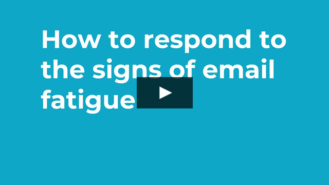 How to Respond to the Signs of Email Fatigue | Watch Video | THAT Agency of West Palm Beach, Florida